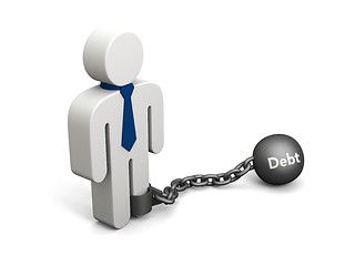 Image showing Debt