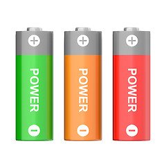 Image showing Power batteries