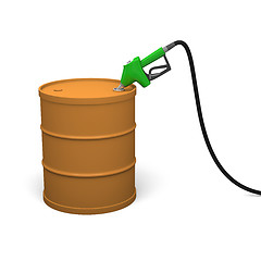 Image showing Petrol barrel