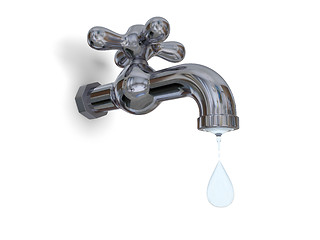 Image showing Tap dripping