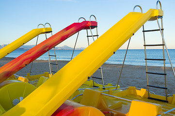 Image showing Pedal boats