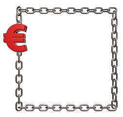 Image showing euro chains