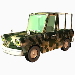 Image showing Toon Car Pickup Camo