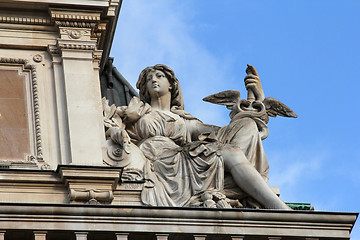 Image showing Statue of commerce