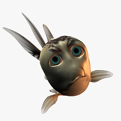 Image showing Toonimal Fish-Anxious