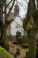 Image showing Chapel and Cemetary