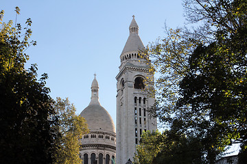 Image showing Basilique of Sacre Coeur, Montmartre, Paris