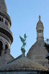 Image showing Basilique of Sacre Coeur, Montmartre, Paris