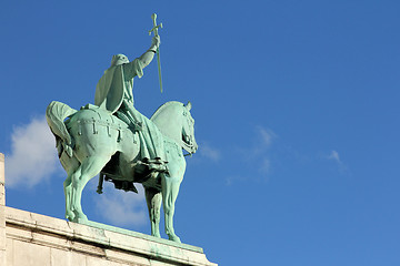 Image showing Statue of Saint King Saint Louis 