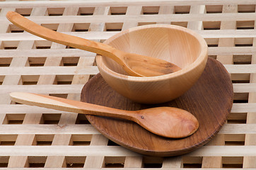 Image showing Wood Kitchen Utensil