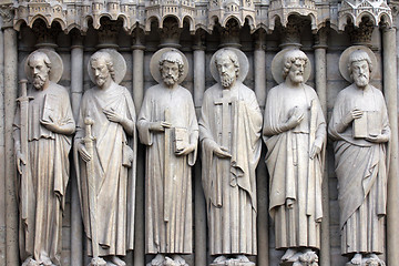 Image showing Paul, James the Great, Thomas, Philip, Jude, and Matthew