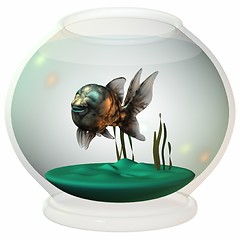 Image showing Toonimal Fish-Verry Happy