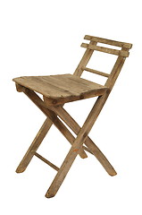 Image showing Folding Wooden Chair