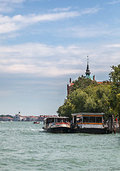 Image showing Venetian Waterbus Station