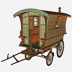 Image showing Old Wagon