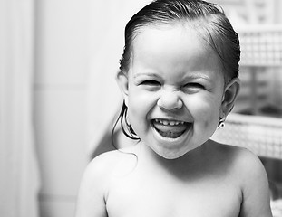 Image showing Laughing baby