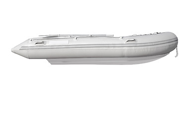 Image showing inflatable boat sideview