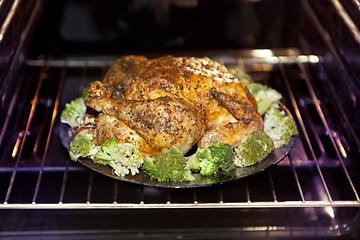 Image showing roast turkey and cabbage