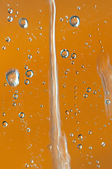 Image showing Waterdroplets and colours