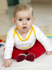 Image showing Sitting baby