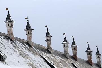 Image showing Chimneys of the Tzar Palace 