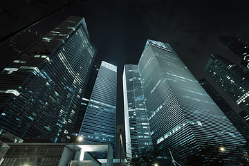 Image showing Office buildings - skyscrapers