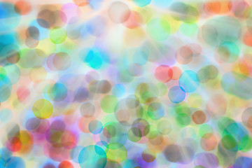 Image showing Blurred abstract pattern - light circle background