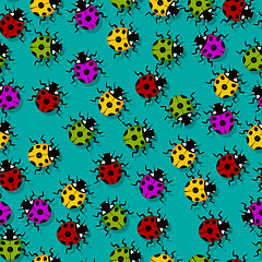 Image showing Ladybug pattern