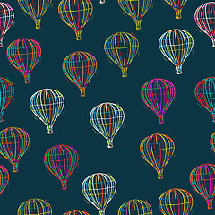 Image showing Seamless Balloons pattern