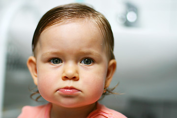 Image showing Unhappy child