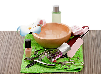 Image showing Manicure and Pedicure Set 