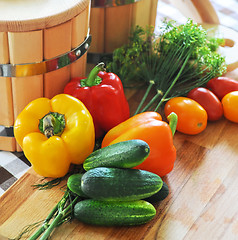 Image showing fresh vegetables