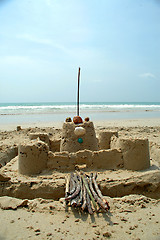 Image showing castle on the beach