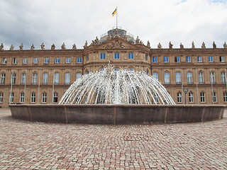 Image showing Neues Schloss (New Castle) Stuttgart