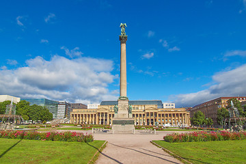 Image showing Schlossplatz (Castle square), Stuttgart