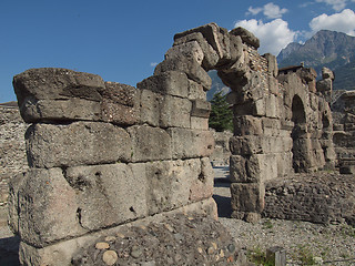 Image showing Roman Theatre Aosta