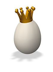 Image showing egg king