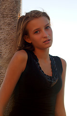 Image showing Portrait of a pretty teen girl