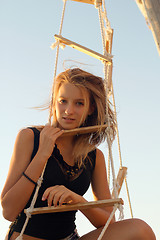 Image showing Lovely teen girl