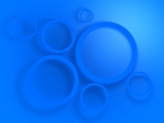 Image showing Abstract blue background