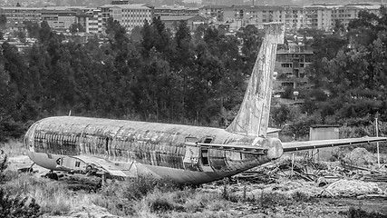 Image showing Plane wreck