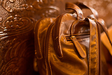 Image showing Brown handbag