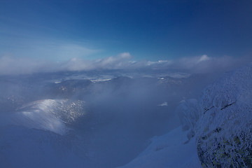 Image showing Misty winter view