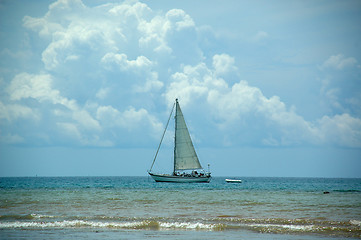 Image showing Boat at sea