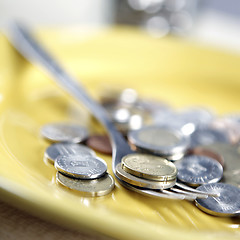 Image showing Money for eat