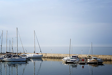 Image showing Sailing boats