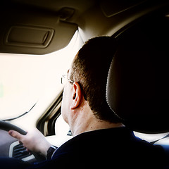 Image showing Car driver