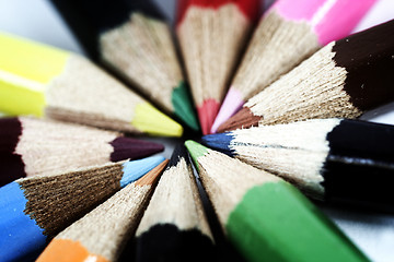 Image showing Close-up pencil.