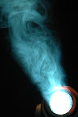 Image showing Light and smoke