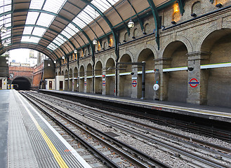 Image showing Tube station